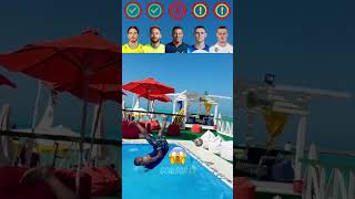 Neymar vs Mbappe vs Zlatan vs Foden vs Bale  Bicycle on The Water Challenge ⚽🏊🏻‍♂️ soccer neymar [upl. by Gyimah]