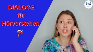 Dialoge auf Russisch  Hörverstehen  Russisch lernen a1 a2 [upl. by Grefer]