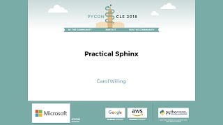 Carol Willing  Practical Sphinx  PyCon 2018 [upl. by Nathaniel]