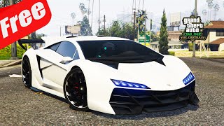 Zentorno is FREE in GTA 5 Online  Amazing Hypercar Review amp Clean Customization  Lamborghini [upl. by Dolan]