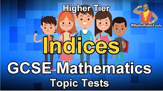 Indices  laws of indices  GCSE Maths Topic Test [upl. by Grieve]