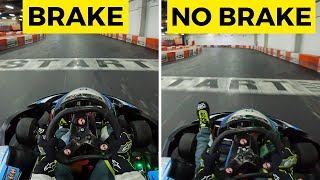 BRAKE vs NO BRAKE Indoor Karting Experiment [upl. by Eveineg265]