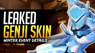 Overwatch NEW GENJI SKIN LEAKED  Winter Wonderland Event Details [upl. by Haerr]