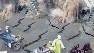 Earthquake in China SHAKES the ground  Watch this insane footage [upl. by Shaeffer]