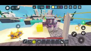 playing bedwars in roblox gaming [upl. by Ramgad855]