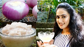 മുടി തഴച്ചു വളരാൻ സവാള എണ്ണ  Onion Hair Oil  Fast Hair Regrowth  Anu Joseph [upl. by Amick]