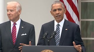 President Obama Full Speech on Donald Trump Win [upl. by Brader442]