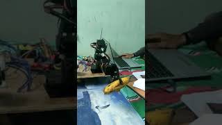 6 Dof Robot arm with mg996r servos Manual Control using Arduino Serial Monitor [upl. by Kresic]