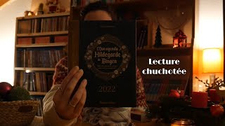 Asmr 🎙️ Lecture chuchotée Hildegarde de Bingen 🌿 Décembre 2022 ❄️ Plantes et bienêtre [upl. by Luthanen]