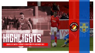 HIGHLIGHTS  Ebbsfleet United Vs Bishops Stortford [upl. by Annaynek]