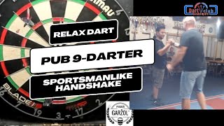 🎯GUZO🎯 9 Dart Finish Pub Player Wins in 9 Darts Seals the Game with a Sportsmanlike Handshake 🎯 [upl. by Glarum]