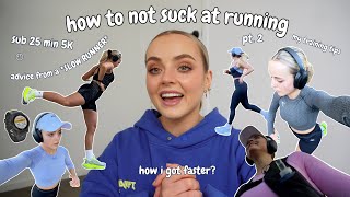 how i got better at running  slow runner 🏃🏼‍♀️ training tips  sub 25 min 5 km  conagh kathleen [upl. by Mika]