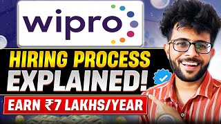 WIPRO Hiring Process Explained ON amp OFF Campus  WIPRO NTH  WILP  SIM   Upto 7 LPA 🤑✅ [upl. by Enrahs]