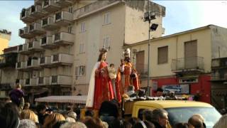 Casalnuovo tradizionale processione di San Biagio [upl. by Renate]