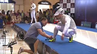 Shanghai GP 2018 Mens Foil Semi Final 2 Safin RUS vs Imboden USA [upl. by Jenkins]