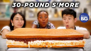 We Made A Giant 30Pound SMore For Quinta [upl. by Artekal]