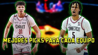 Los mejores picks del draft 2024 para cada equipo según Bleacher Report  BASKET 365 [upl. by Nunci]