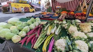 Gemüseladen beim Wochenmarkt in Frankenthal [upl. by Siuluj833]