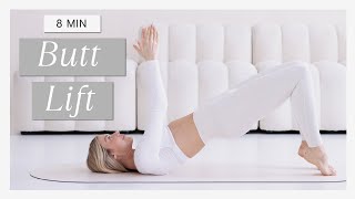 Quick Butt Shaping Pilates Workout  8 Min Butt Shape amp Tone [upl. by Eeliah326]