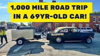 1000 MILE ROAD TRIP IN A 69 YEAR OLD CAR [upl. by Ran]