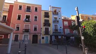 Caminando en Villajoyosa  Walking street beach Villajoyosa Spain [upl. by Evod]