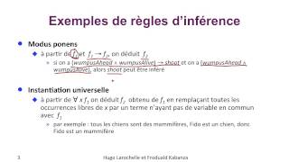 Intelligence Artificielle 63  Logique du premier order  inférence [upl. by Aidnac]