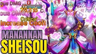 Sheisou OP Manannan POWER  Summoners War [upl. by Iraj]