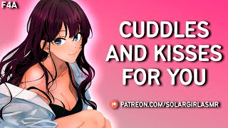 ASMR GF Roleplay  Girlfriend Comforts You with Cuddles and Head Scratches  Sleep Aid F4A F4M GF RP [upl. by Denys542]