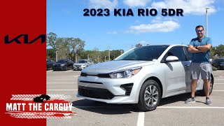 2023 Kia Rio 5 Door is a great entry level car with some options Review and test drive [upl. by Hedveh]