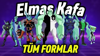 Ben 10 Elmas Kafa Tüm Formları ve Güçleri [upl. by Lomaj32]