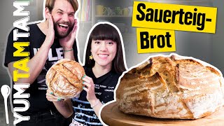 How To Sauerteigbrot  Ansetzen amp Backen  yumtamtam [upl. by Fuhrman540]