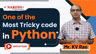 Decoding Python’s Tricky Code  Python Coding Tricks  Naresh IT pythontricks [upl. by Eicaj801]