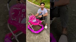 Best Baby Walker with Height Adjustable baby walker Unboxing and Fitting [upl. by Akcirred]