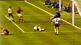 World Cup 1966  Geoff Hursts Controversial Goal in Color [upl. by Bernadina]