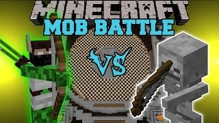 ELF HUNTER VS SKELETON  Minecraft Mob Battles  Legendary Beasts Mod [upl. by Brottman]