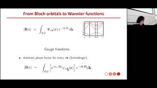 Wannier functions  Nicola Marzari [upl. by Goodson59]