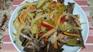 Escovitch Fish Jamaican Recipe [upl. by Lecrad688]