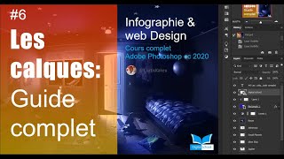 6 Les calques sous Photoshop CC Guide complet Partie 1 [upl. by Annwahs722]