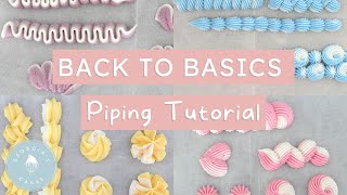 Piping Tutorial Learn How to Pipe To Perfection  Georgias Cakes [upl. by Ahsinuq]