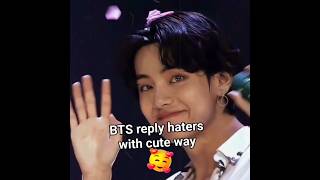 bts reply to haters with swag 😎 btsshorts [upl. by Lal]