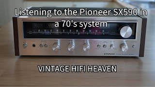 Pioneer SX 590 Receiver [upl. by Lleral658]