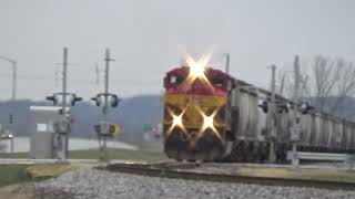 CPKC Davenport Sub BN Rock and 356 at Arconic Alcoa March 7 2024 [upl. by Anicul]