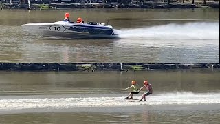 Masterforce flying past at Robinvale 80 Ski Race [upl. by Yelsek]