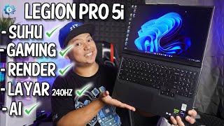 Gaming AAAEditingRendering Ai Pake Laptop bisa Kasih Paham Lenovo Legion Pro 5i [upl. by Leitman]