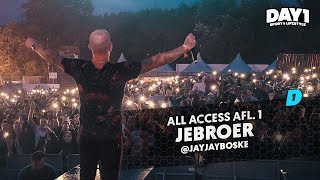 JEBROER op Lowlands amp Dutch Valley  DAY1 All ACCESS Afl 1 nieuwe serie [upl. by Jewell]