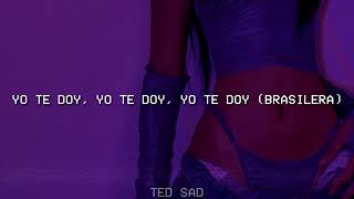 Rauw Alejandro Anitta  Brazilera LETRA [upl. by Birgitta]