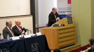 International Law Association ILA British Branch Spring Conference 2014 First Keynote Speech [upl. by Alyt]