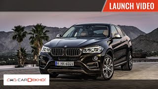 2015 BMW X6 Launch In India  CarDekhocom [upl. by Jammie]