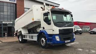 VOLVO FE250 18 TONNE ALUMINIUM INSULATED TIPPER 2018 AY68 PXD [upl. by Nnaeiram]