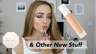 FENTY Foundation Wear Test on DRY Skin  GRWM [upl. by Kcirdek]